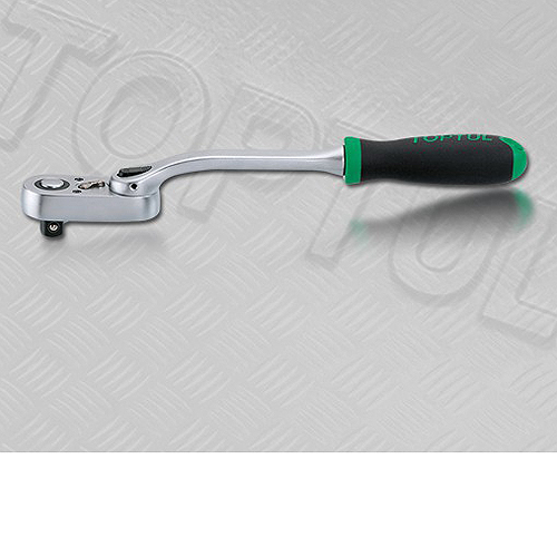 Toptul 1/4in Drive 48 Tooth Comfort Grip Reversible Power XL Ratchet CJCK0819 